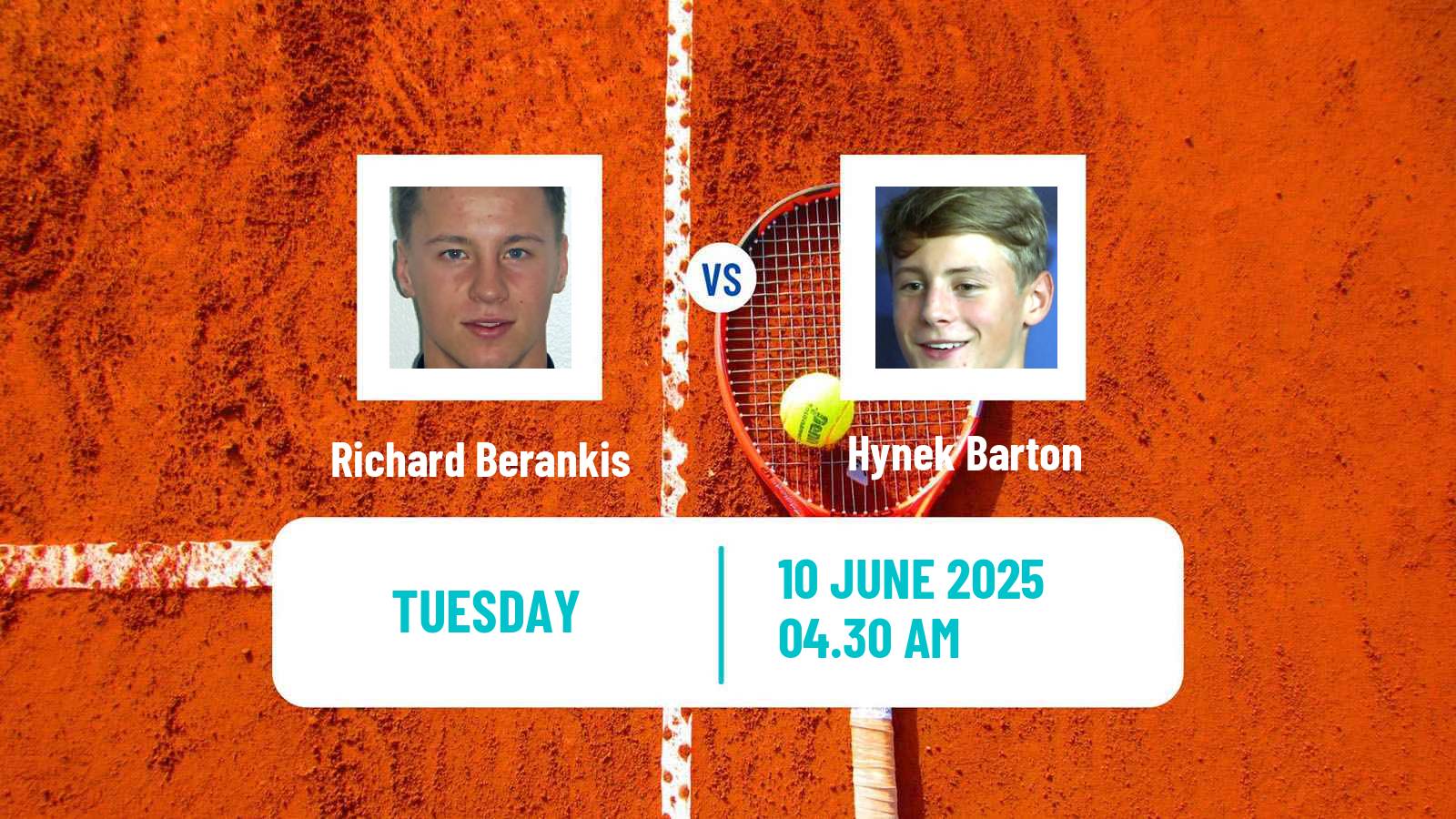 Tennis Bratislava Challenger Men Richard Berankis - Hynek Barton