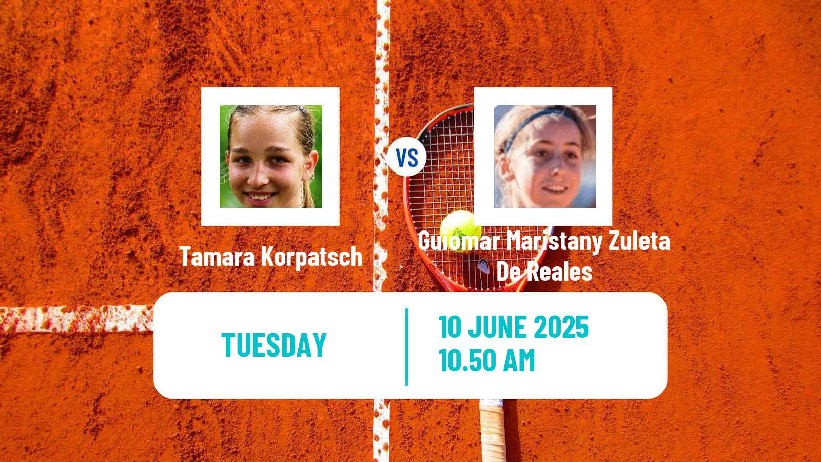 Tennis Valencia Challenger Women Tamara Korpatsch - Guiomar Maristany Zuleta De Reales