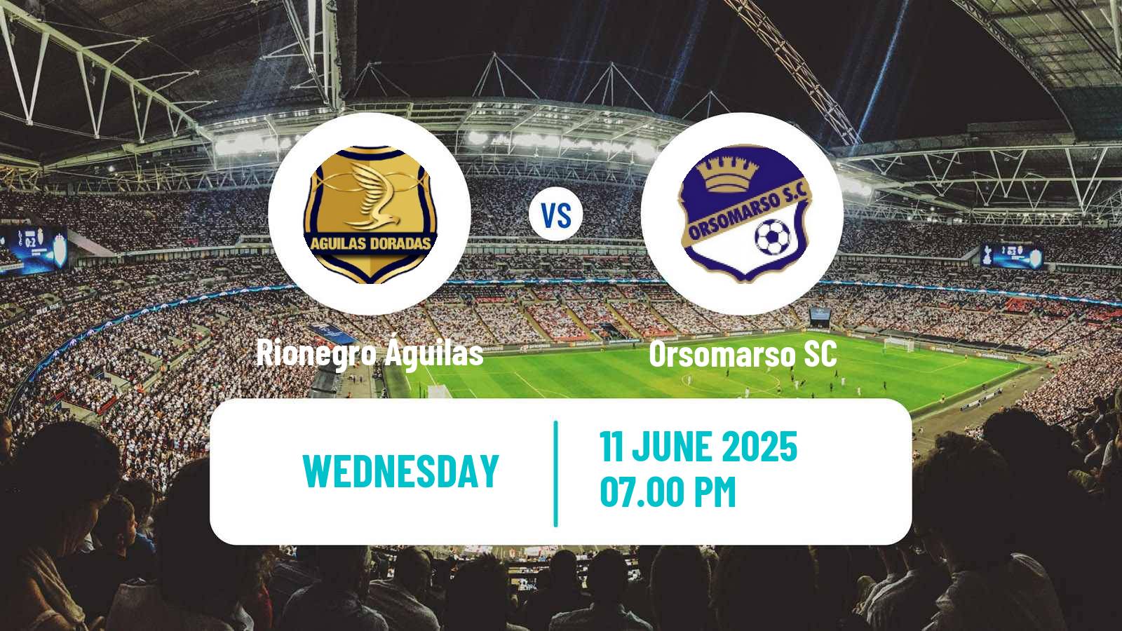 Soccer Colombian Copa Rionegro Águilas - Orsomarso
