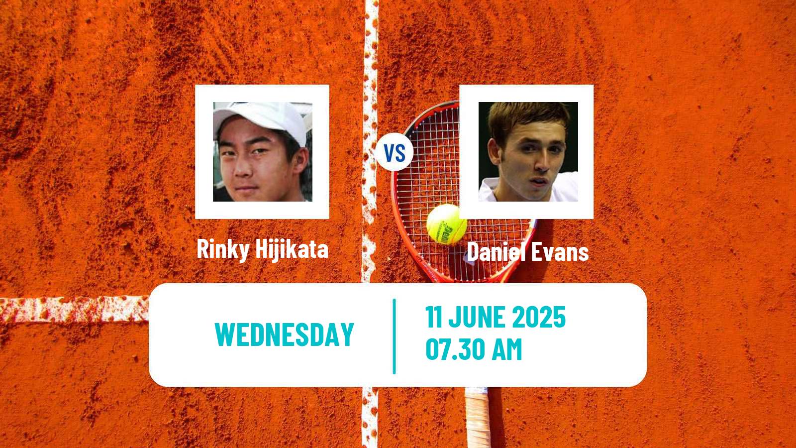 Tennis ATP Hertogenbosch Rinky Hijikata - Daniel Evans