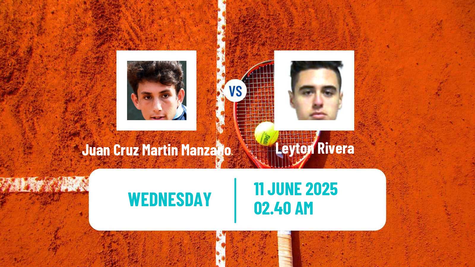 Tennis ITF M15 Oradea Men Juan Cruz Martin Manzano - Leyton Rivera