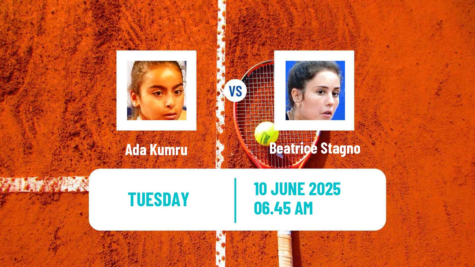 Tennis ITF W15 Kayseri 3 Women Ada Kumru - Beatrice Stagno