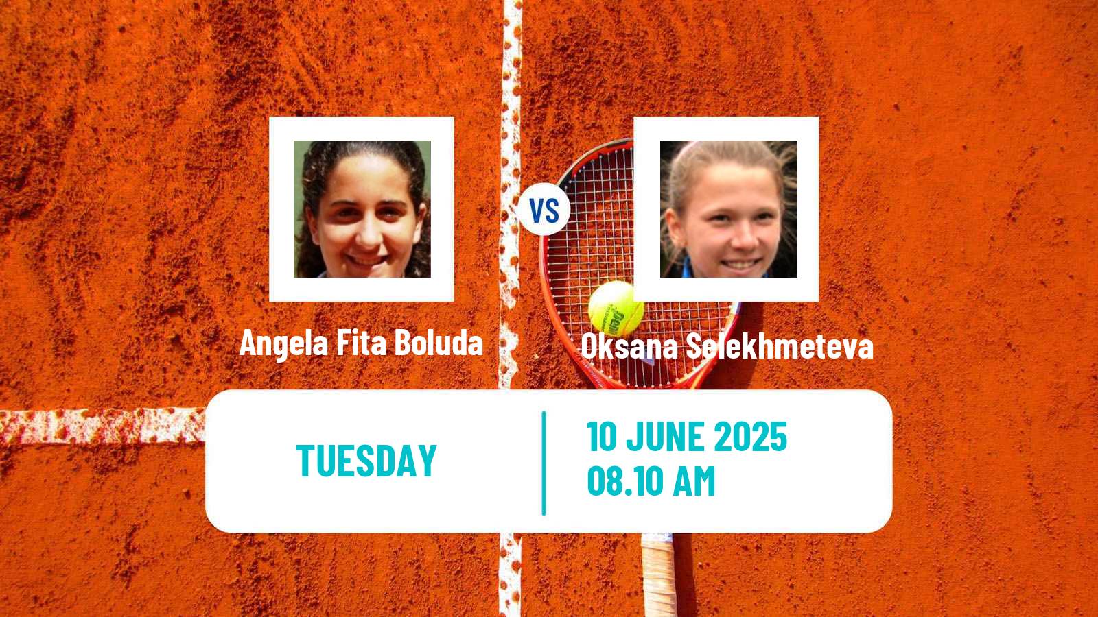 Tennis Valencia Challenger Women Angela Fita Boluda - Oksana Selekhmeteva