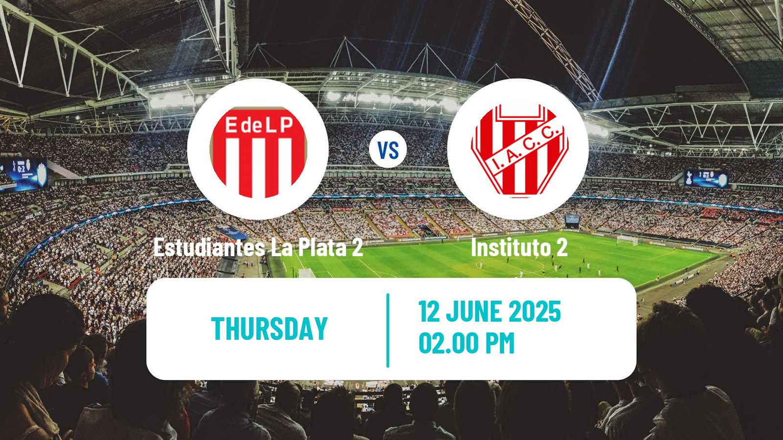 Soccer Argentinian Reserve League Estudiantes La Plata 2 - Instituto 2