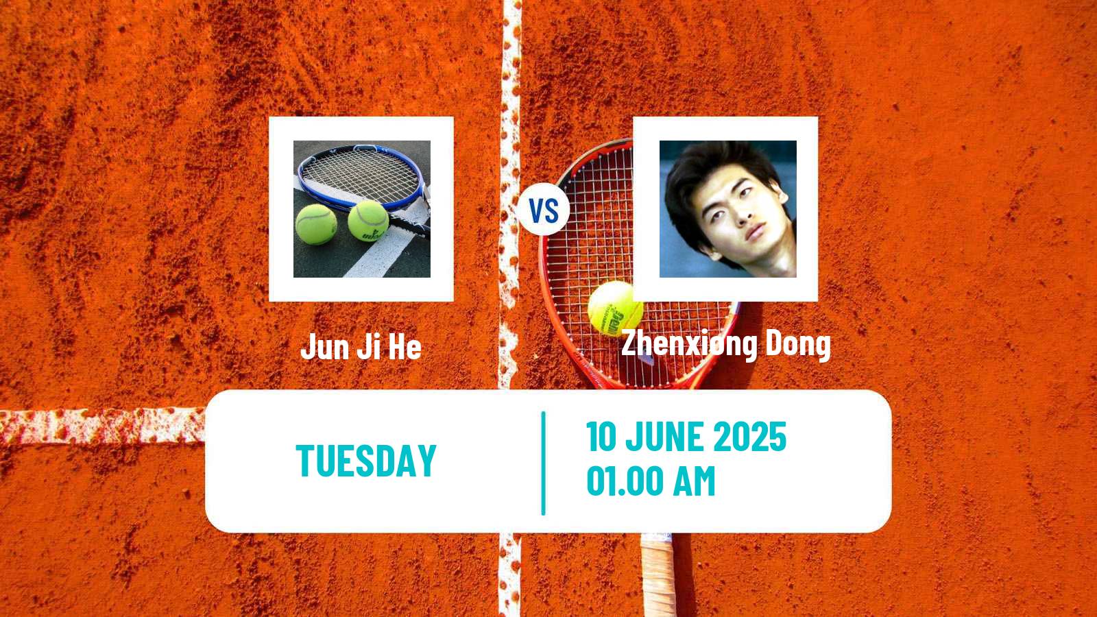 Tennis ITF M15 Luan 8 Men Jun Ji He - Zhenxiong Dong