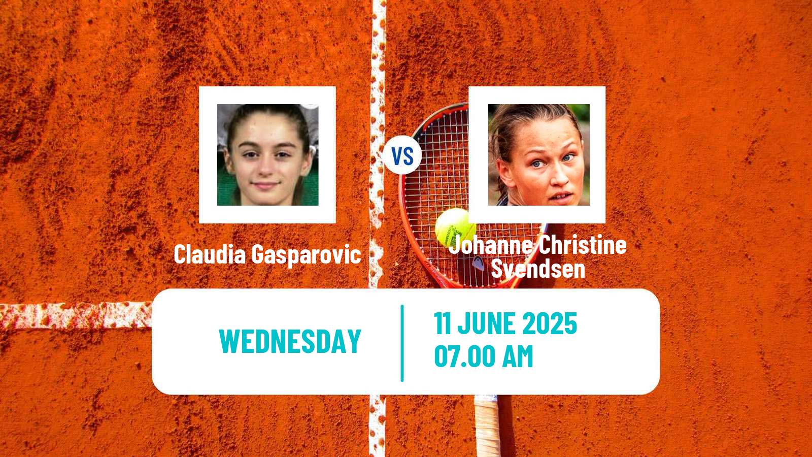 Tennis ITF W15 Gdansk Women Claudia Gasparovic - Johanne Christine Svendsen