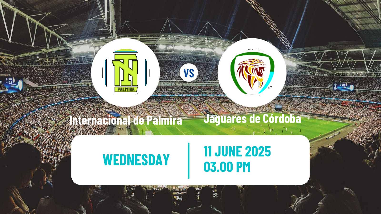 Soccer Colombian Primera B Internacional de Palmira - Jaguares de Córdoba