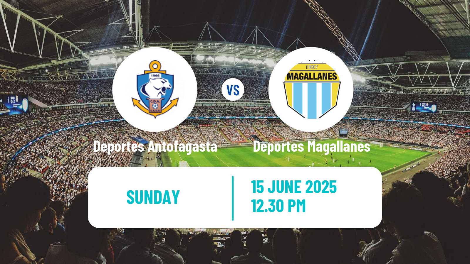 Soccer Chilean Primera B Deportes Antofagasta - Deportes Magallanes