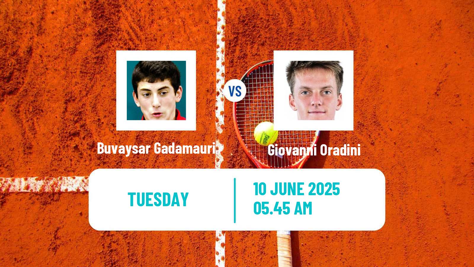 Tennis ITF M25 Villeneuve Loubet Men Buvaysar Gadamauri - Giovanni Oradini