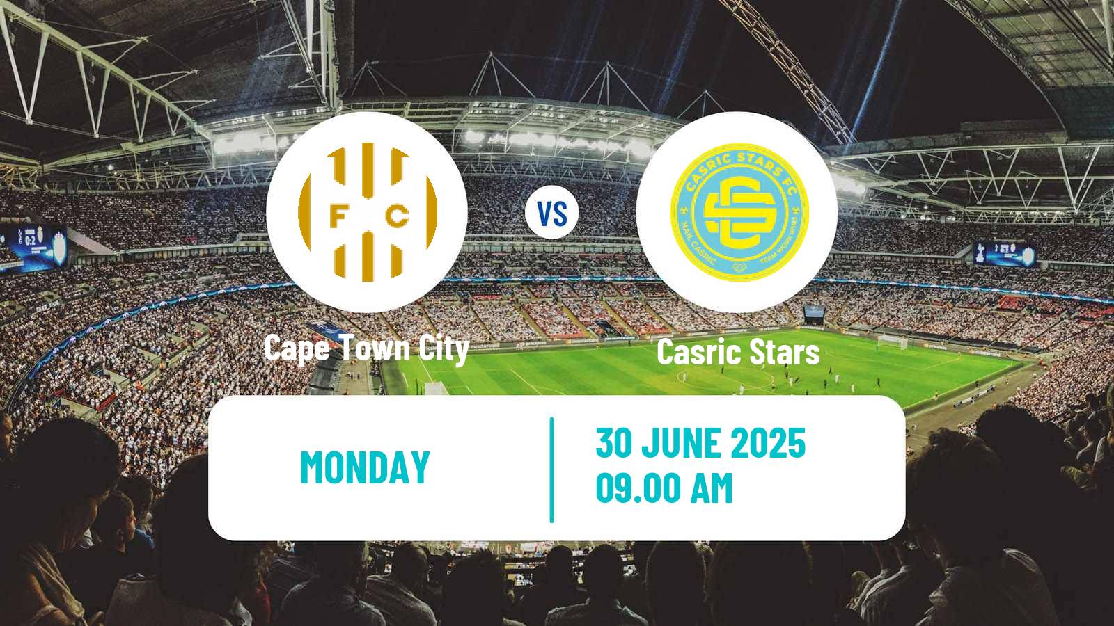 Soccer South African Premier Soccer League Cape Town City - Casric Stars