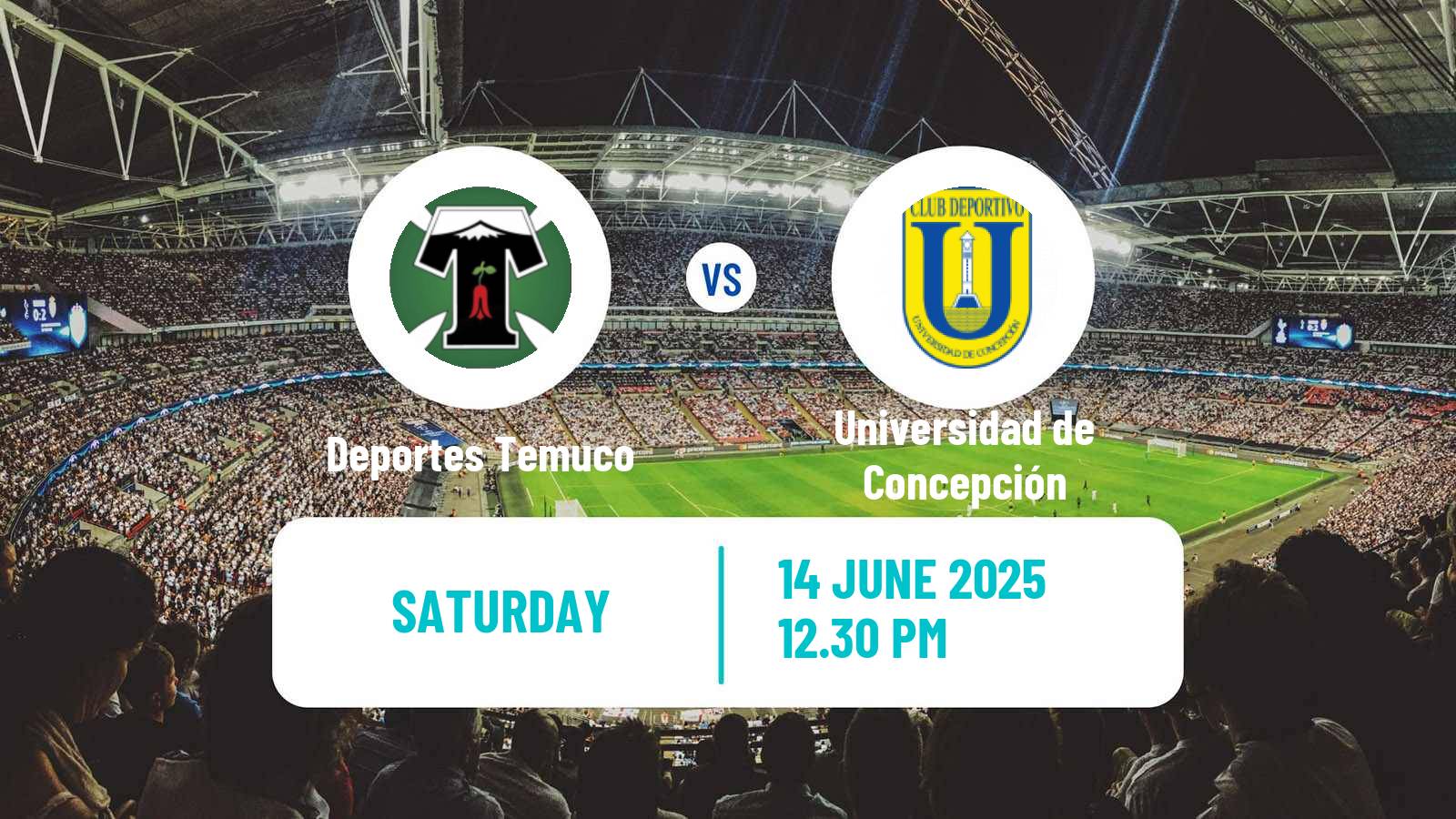 Soccer Chilean Primera B Deportes Temuco - Universidad de Concepción
