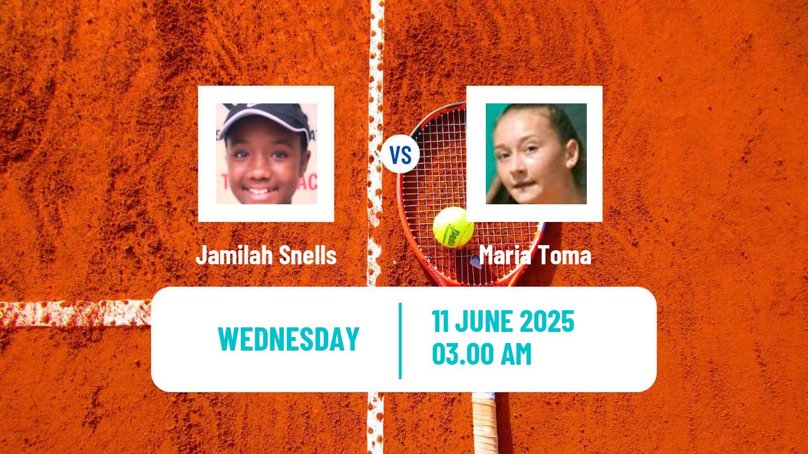 Tennis ITF W15 Kayseri 3 Women Jamilah Snells - Maria Toma