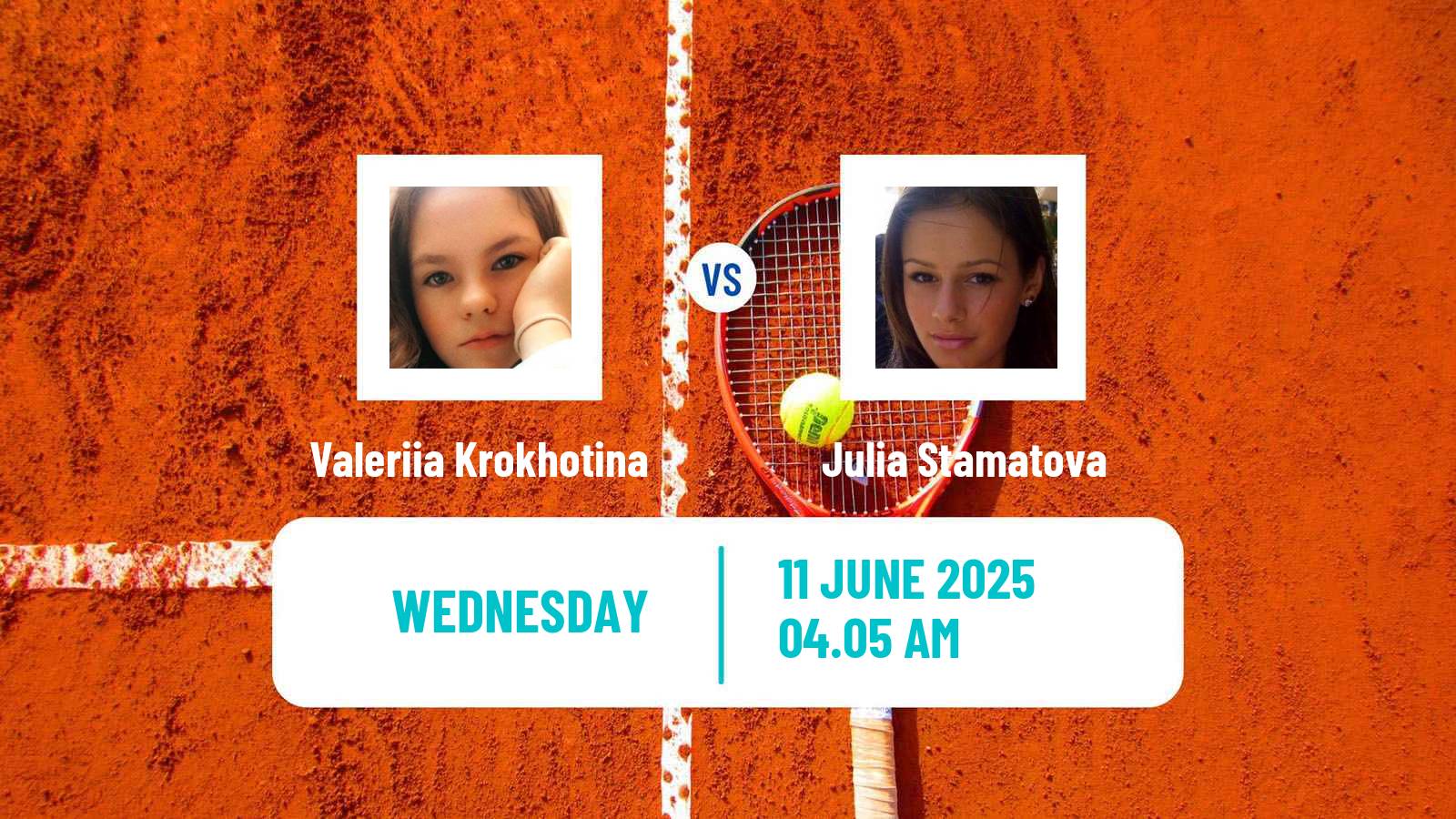 Tennis ITF W15 Kursumlijska Banja 6 Women Valeriia Krokhotina - Julia Stamatova