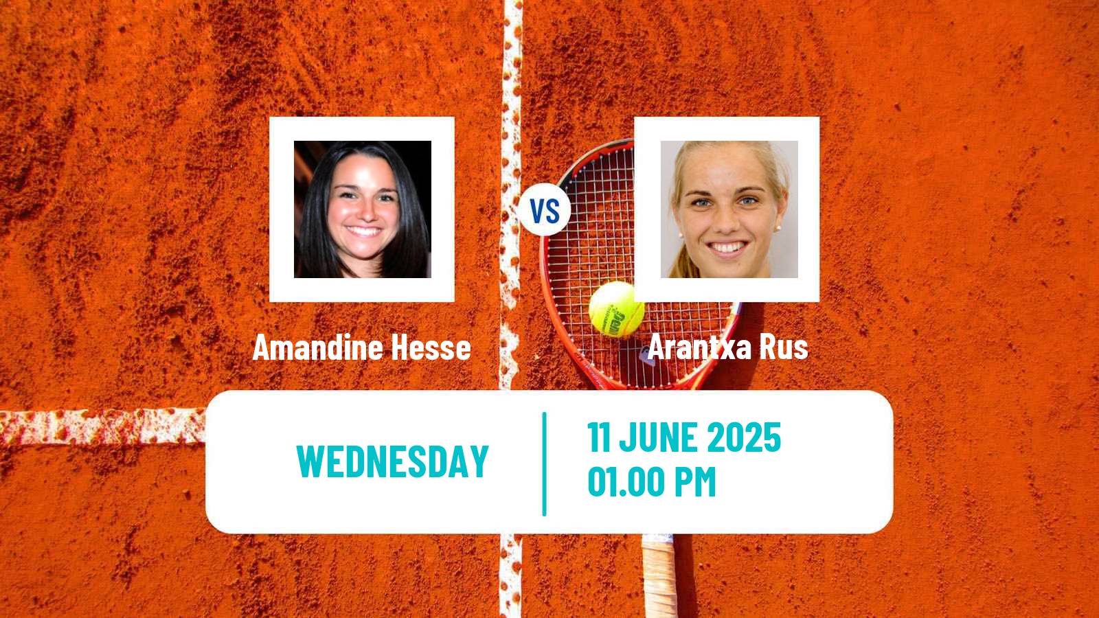 Tennis ITF W100 Biarritz Women Amandine Hesse - Arantxa Rus