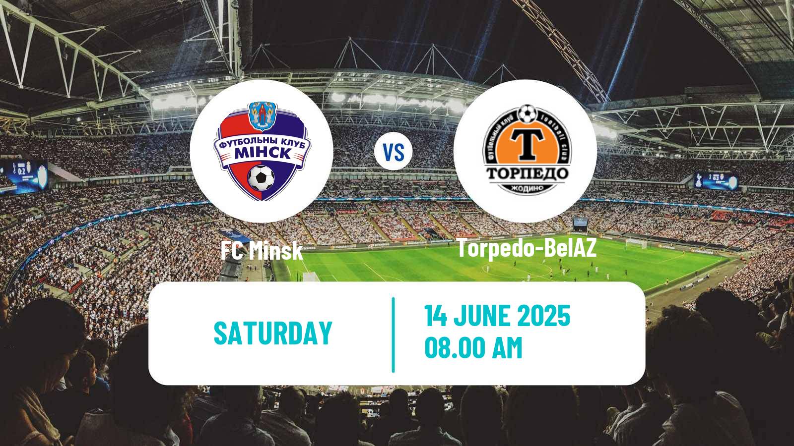Soccer Belarusian Vysshaya Liga Minsk - Torpedo-BelAZ