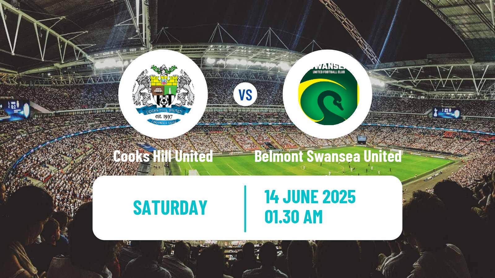 Soccer Australian NPL Northern NSW Cooks Hill United - Belmont Swansea United