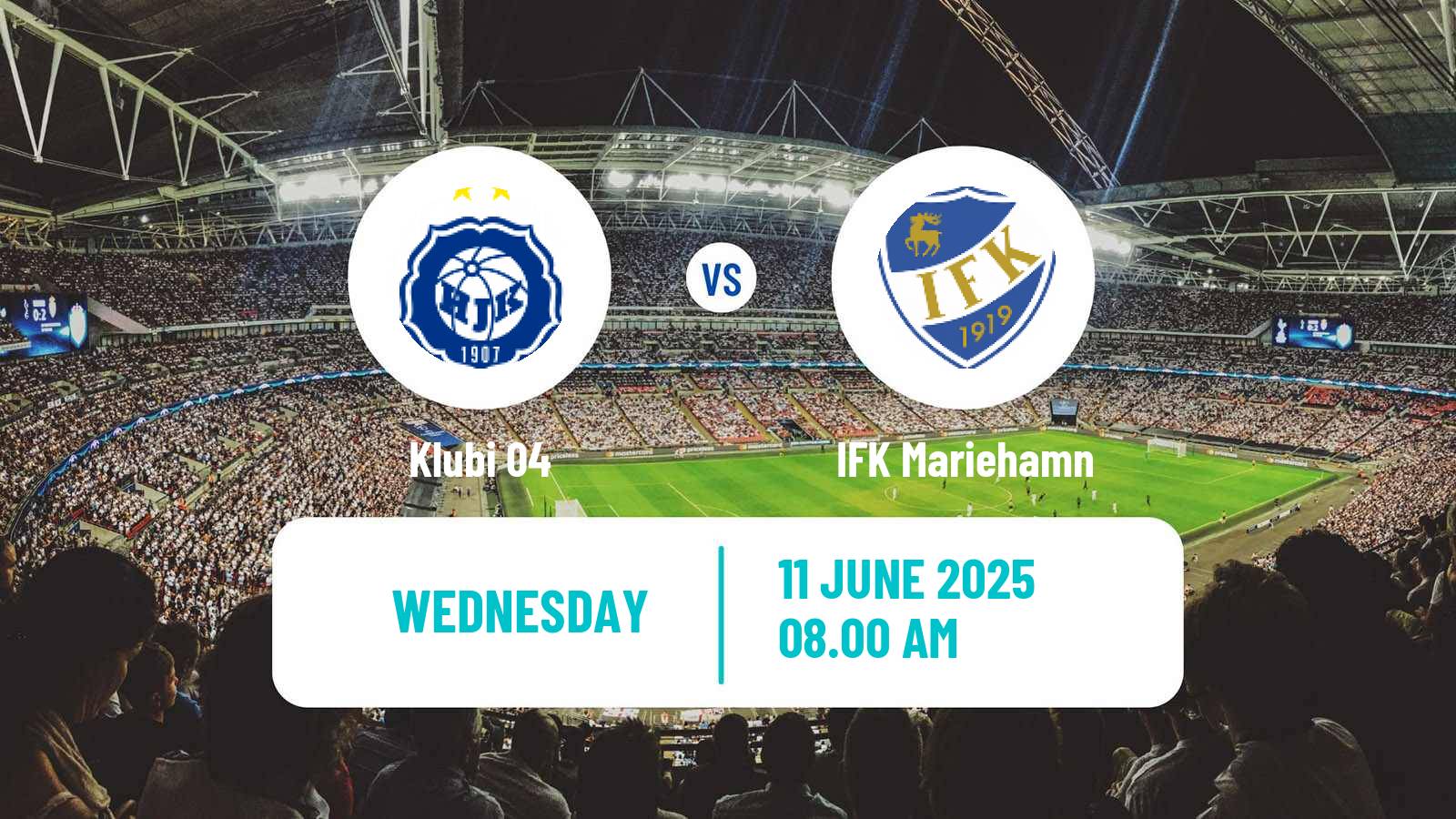 Soccer Finnish Cup Klubi 04 - IFK Mariehamn