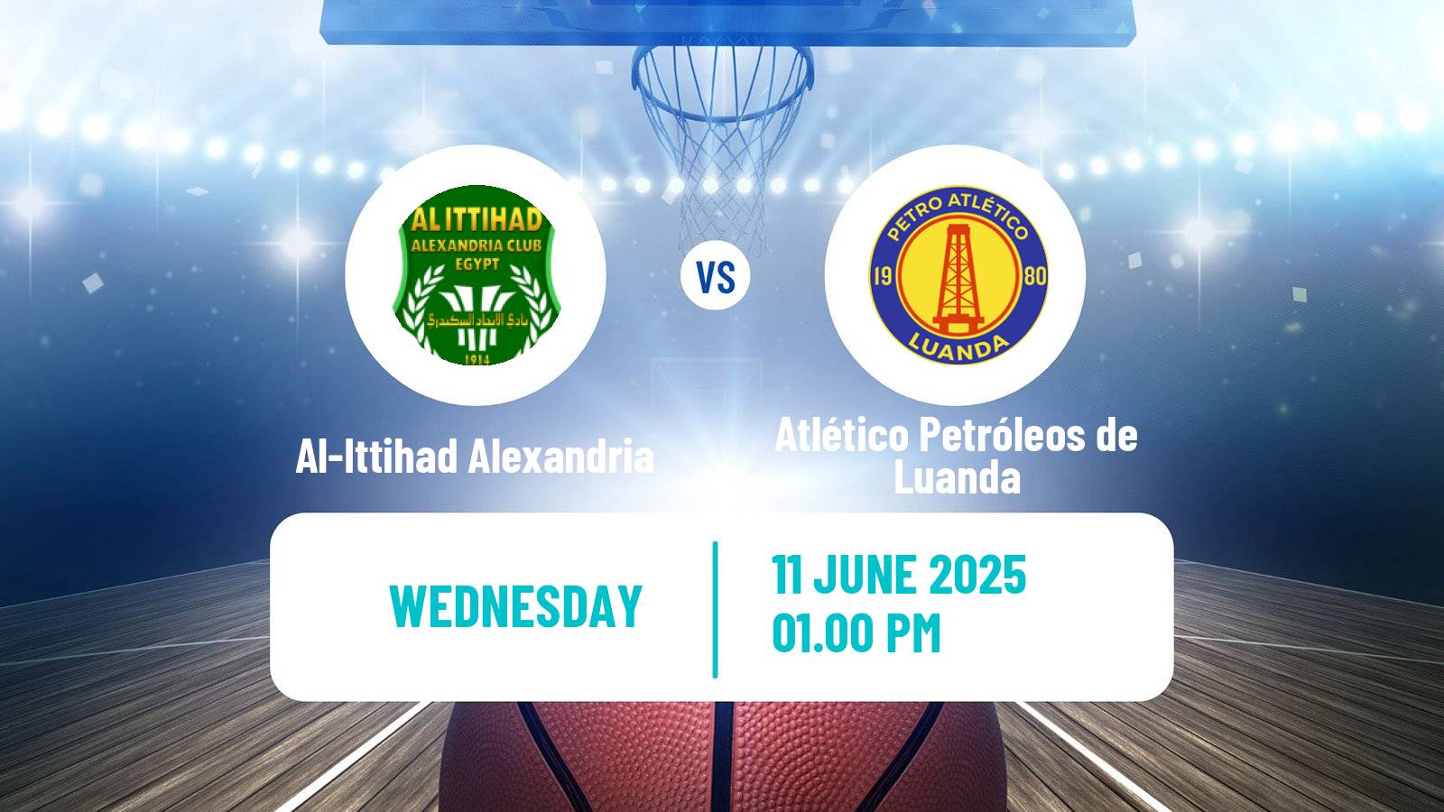 Basketball Basketball Africa League Al-Ittihad Alexandria - Atlético Petróleos de Luanda