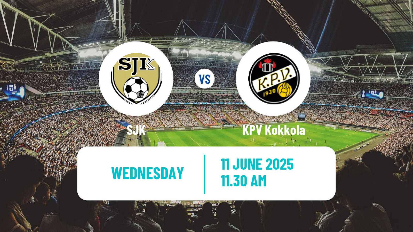 Soccer Finnish Cup SJK - KPV Kokkola