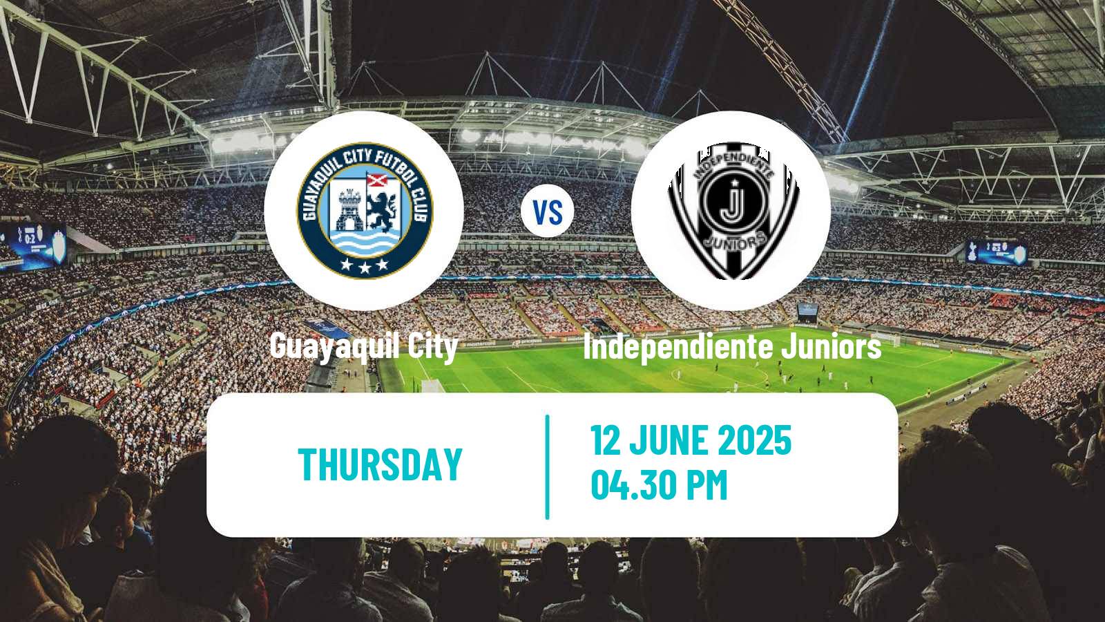 Soccer Ecuadorian Serie B Guayaquil City - Independiente Juniors