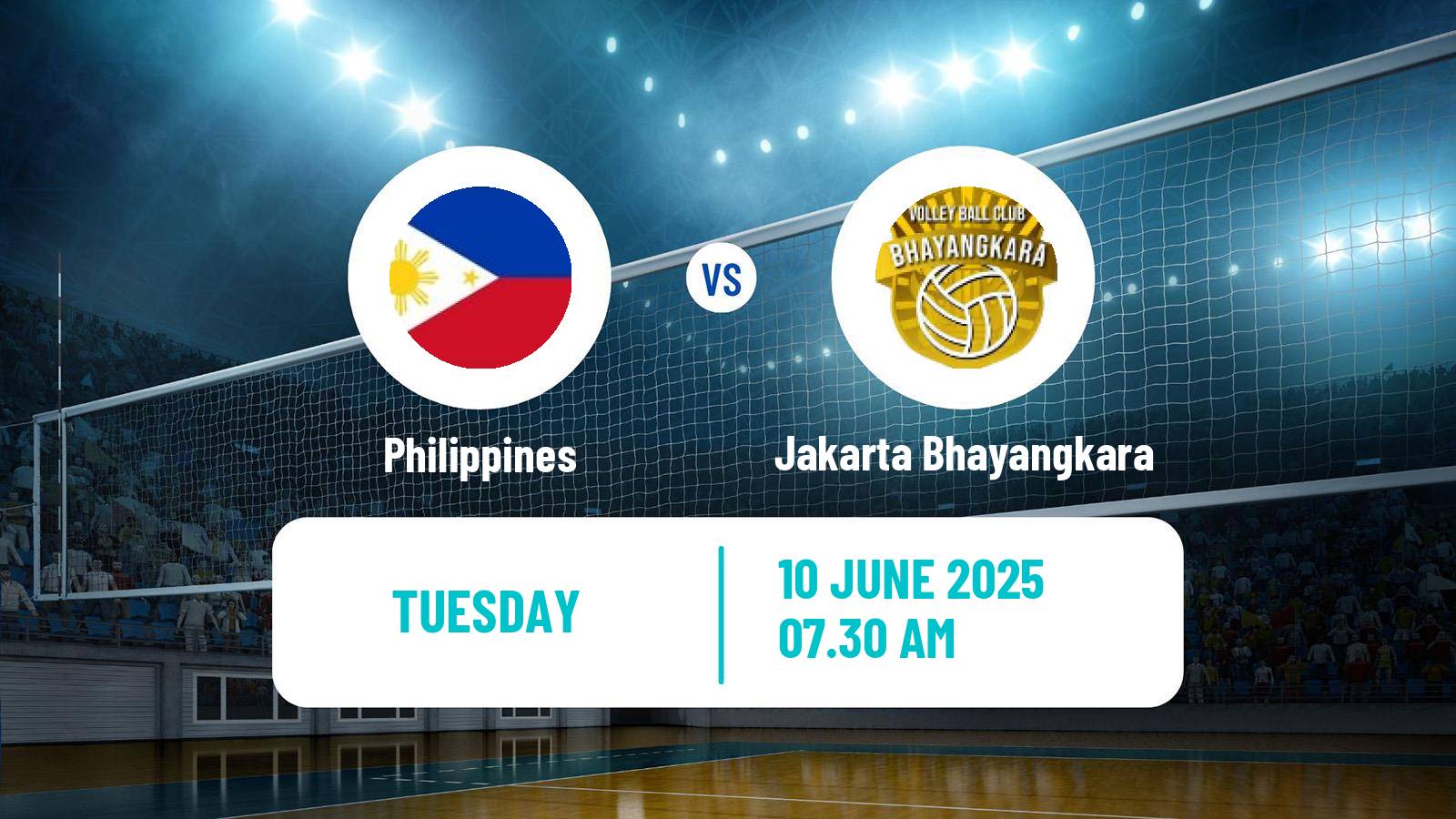 Volleyball Friendly International Volleyball Philippines - Jakarta Bhayangkara
