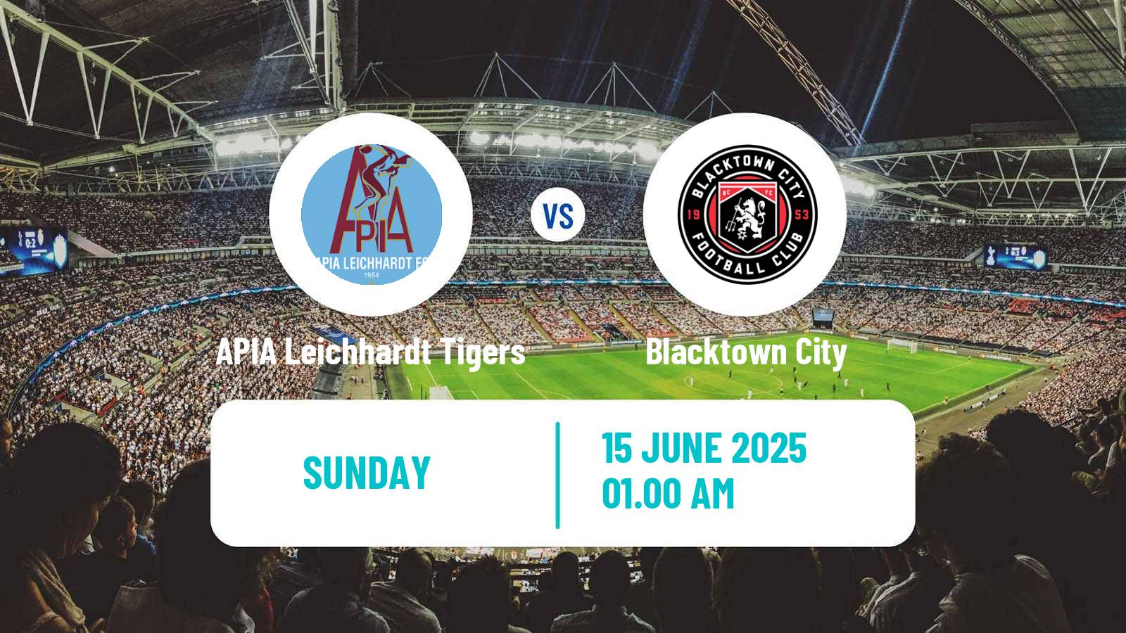 Soccer Australian NPL NSW APIA Leichhardt Tigers - Blacktown City