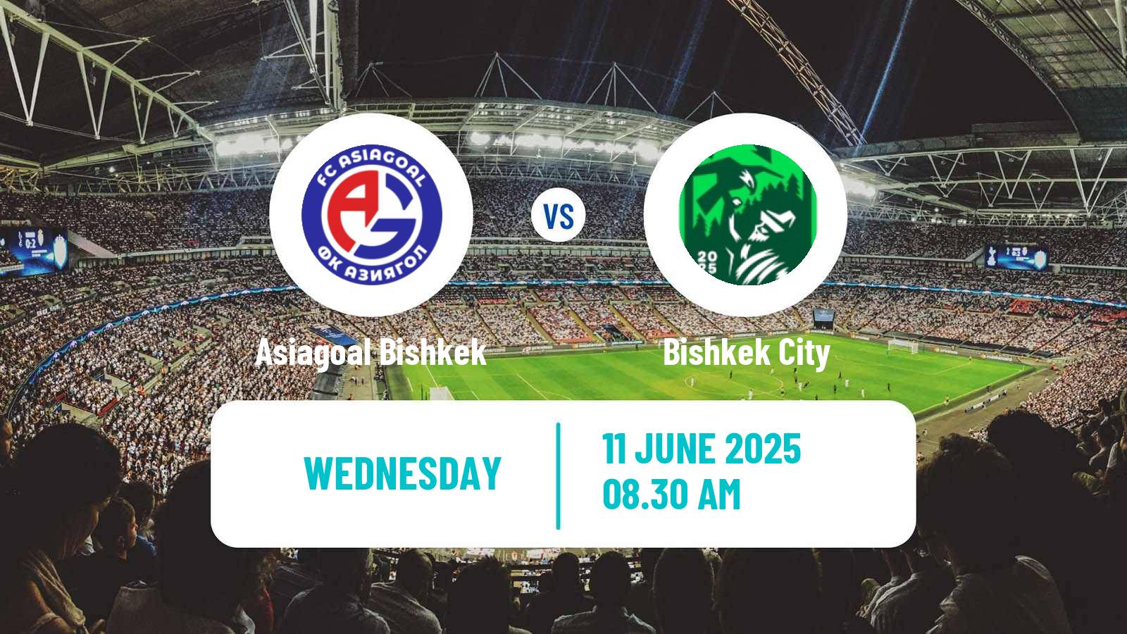 Soccer Kyrgyzstan Premier Liga Asiagoal Bishkek - Bishkek City