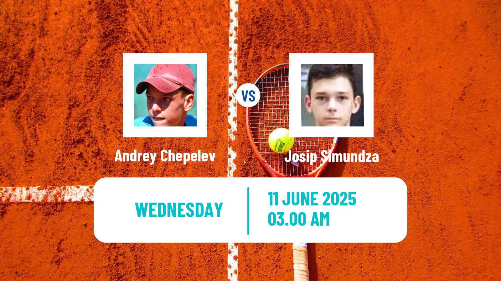 Tennis ITF M15 Kursumlijska Banja 6 Men 2025 Andrey Chepelev - Josip Simundza