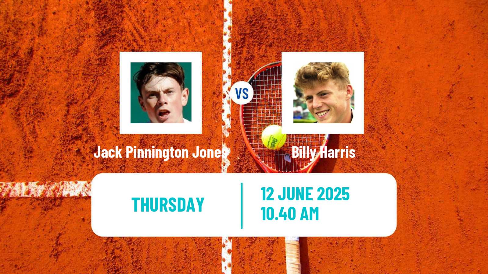 Tennis Ilkley Challenger Men Jack Pinnington Jones - Billy Harris