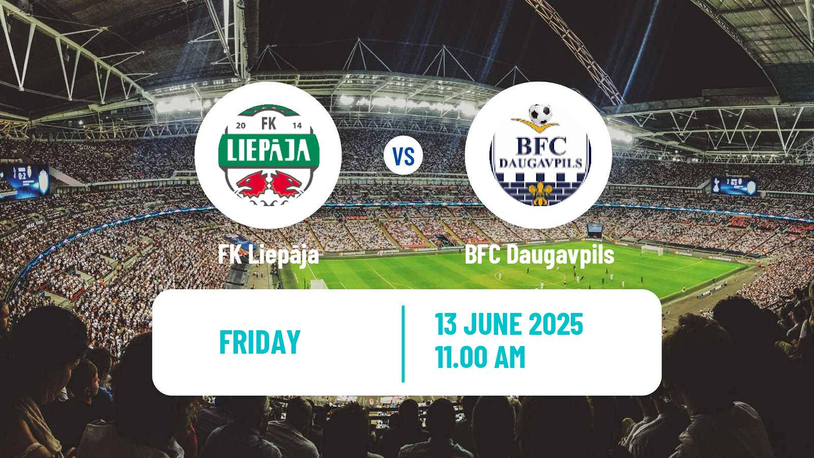Soccer Latvian Virsliga Liepāja - BFC Daugavpils