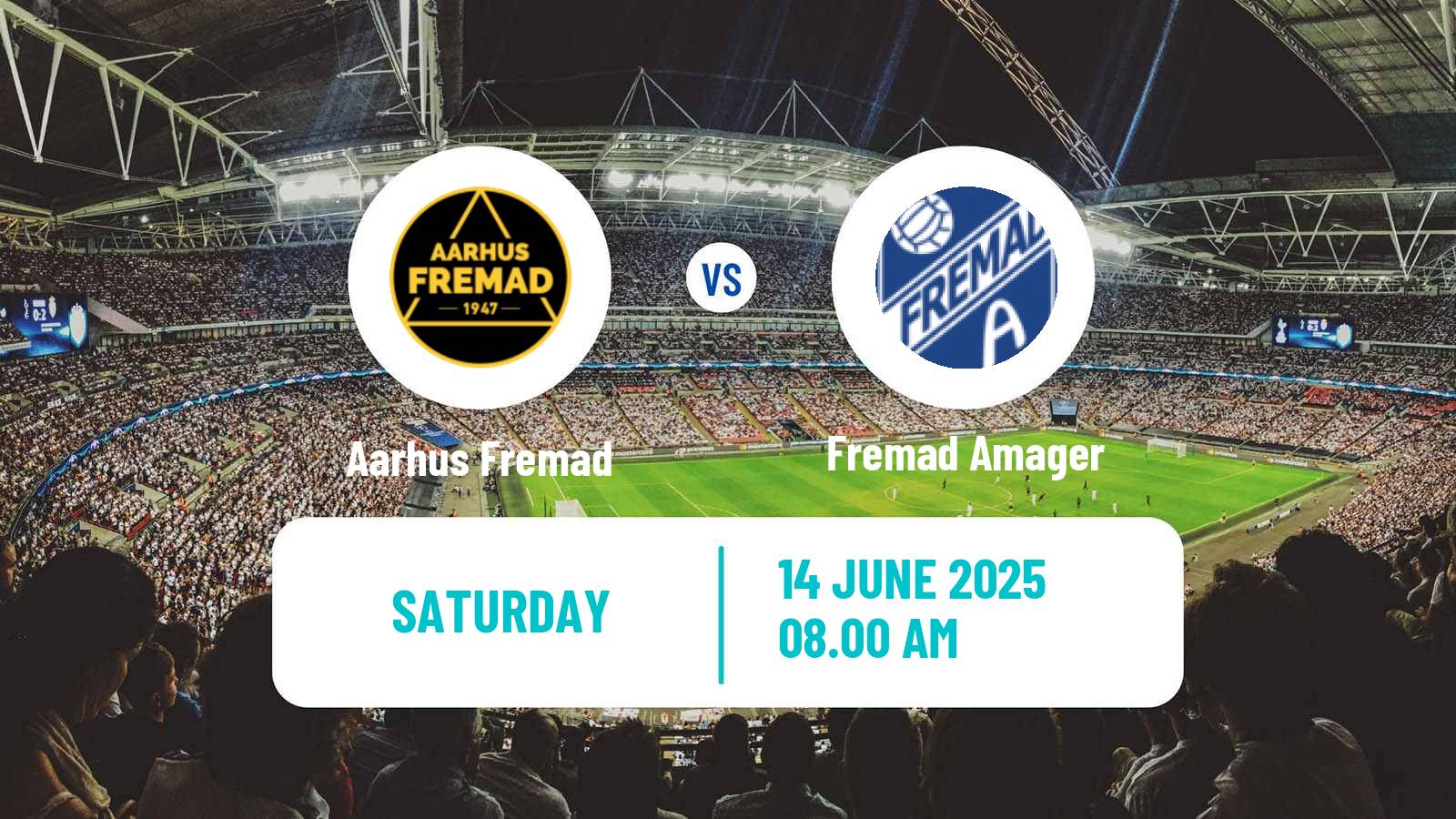 Soccer Danish 2 Division Aarhus Fremad - Fremad Amager
