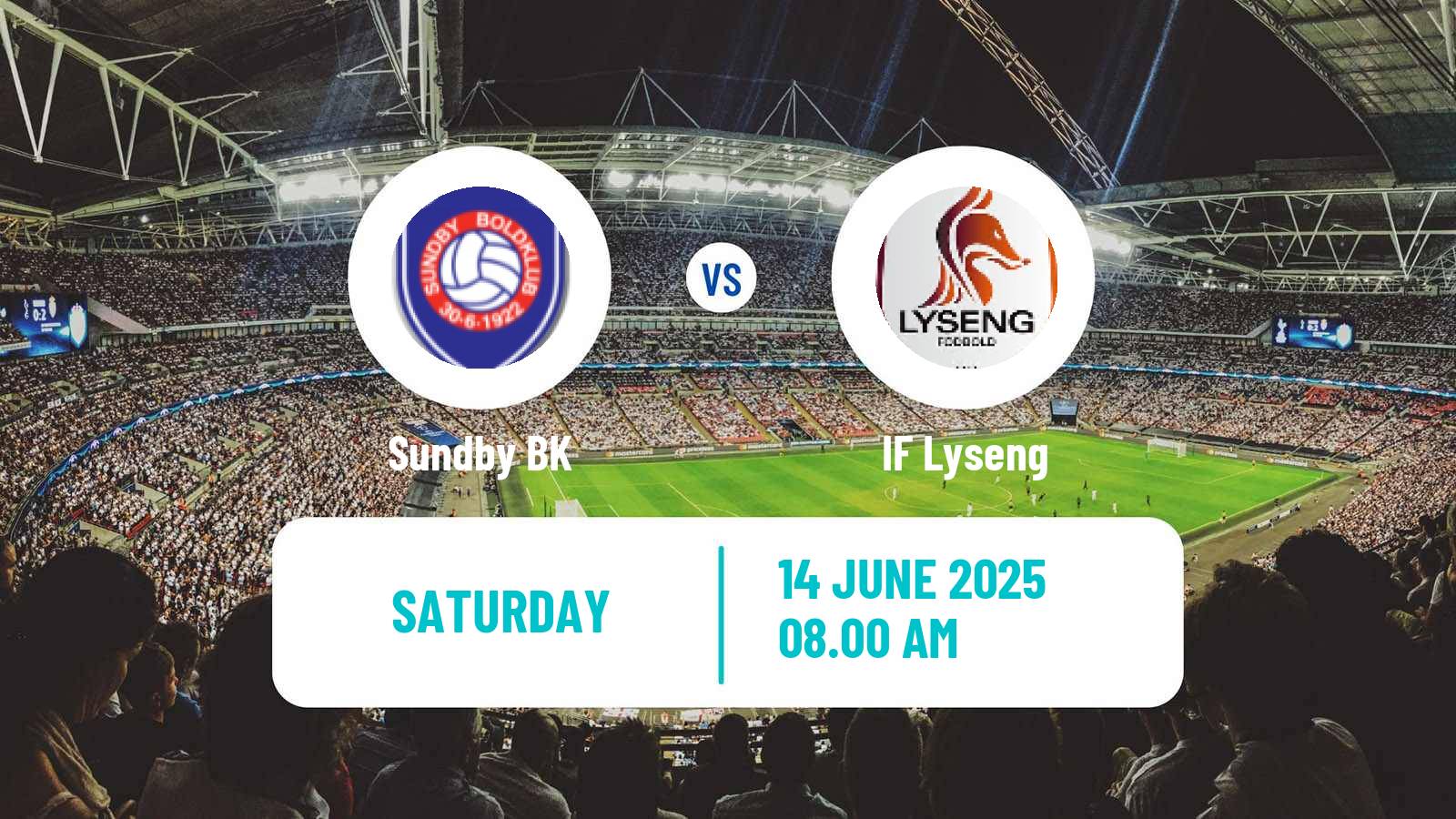 Soccer Danish 3 Division Sundby - Lyseng