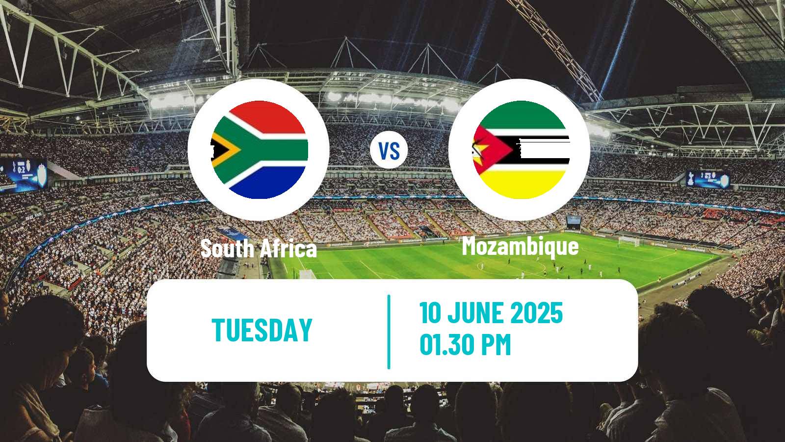 Soccer Friendly South Africa - Mozambique