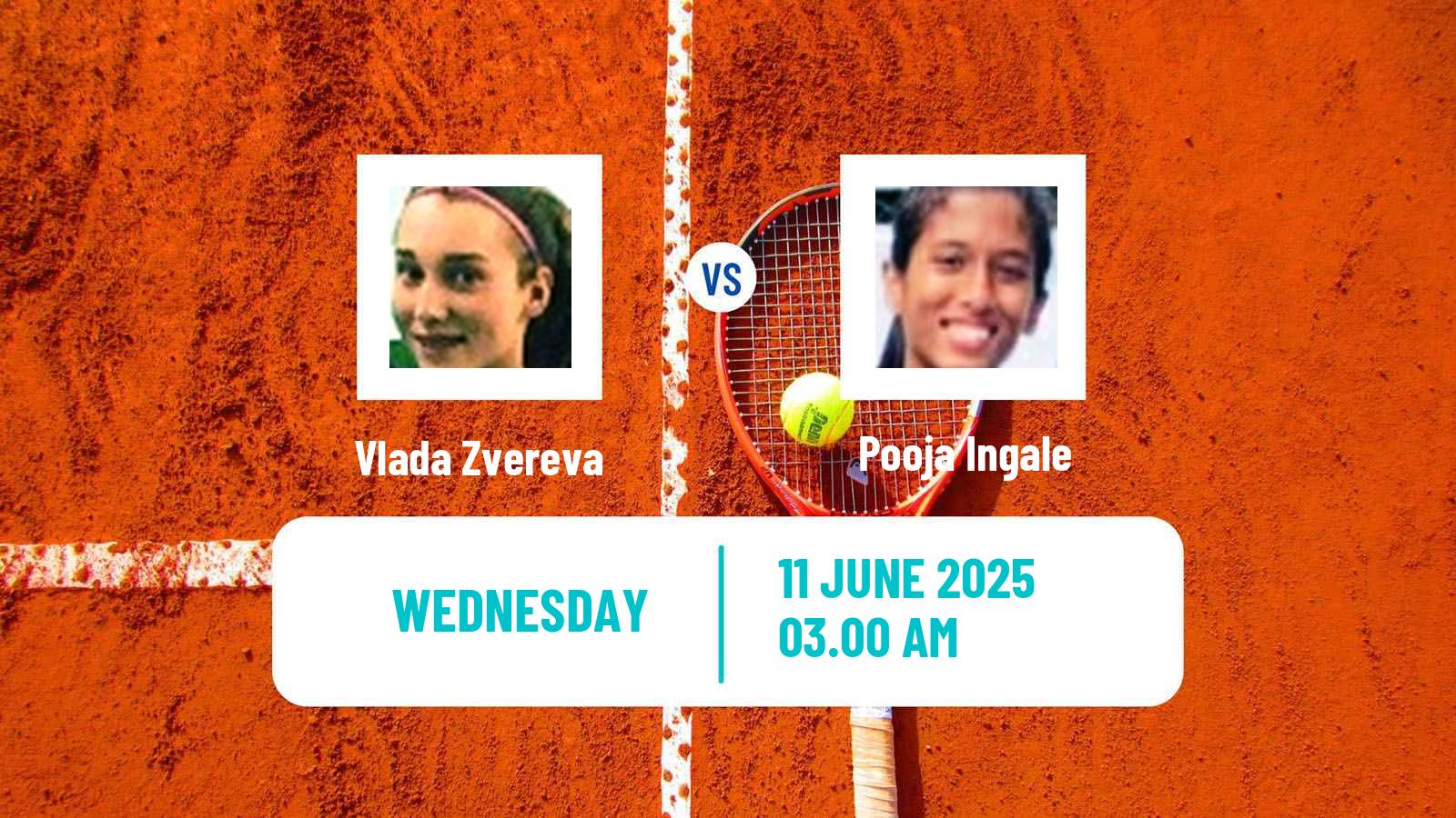 Tennis ITF W15 Tashkent 2 Women 2025 Vlada Zvereva - Pooja Ingale