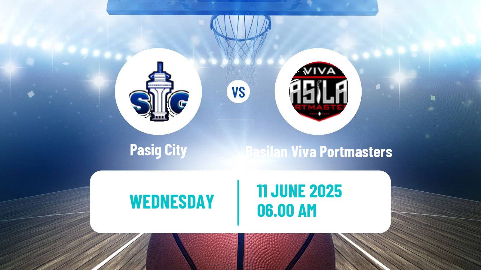 Basketball Philippines MBPL  Pasig City - Basilan Viva Portmasters