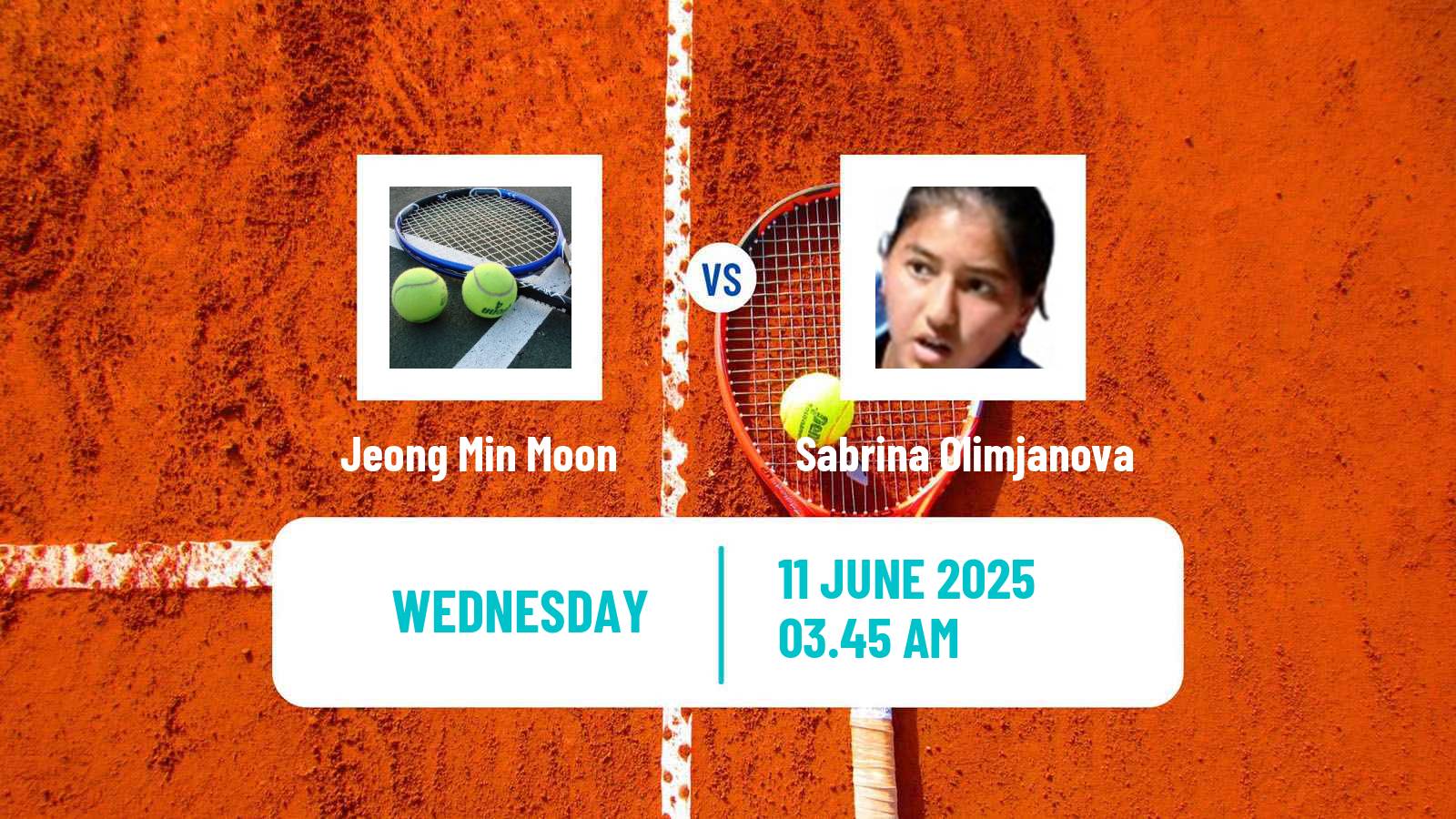 Tennis ITF W15 Tashkent 2 Women Jeong Min Moon - Sabrina Olimjanova