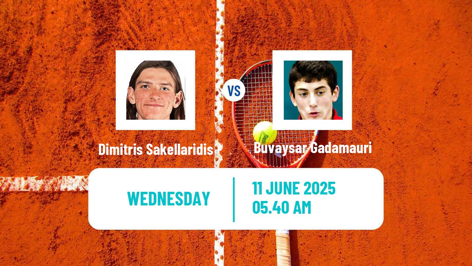 Tennis ITF M25 Villeneuve Loubet Men Dimitris Sakellaridis - Buvaysar Gadamauri