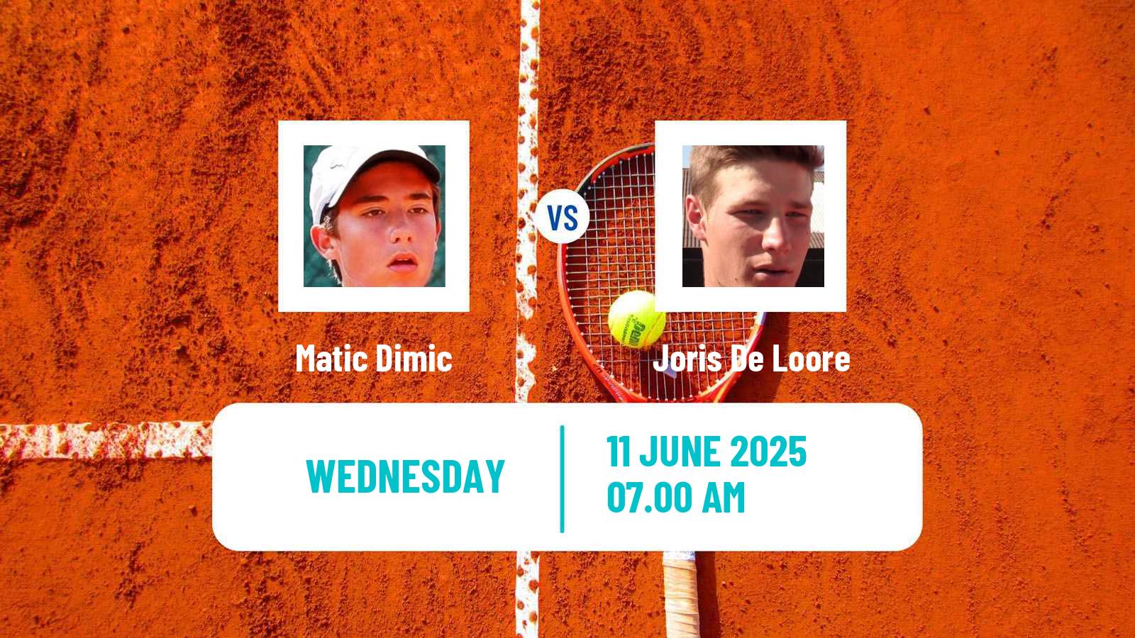 Tennis ITF M25 Kiseljak Men Matic Dimic - Joris De Loore