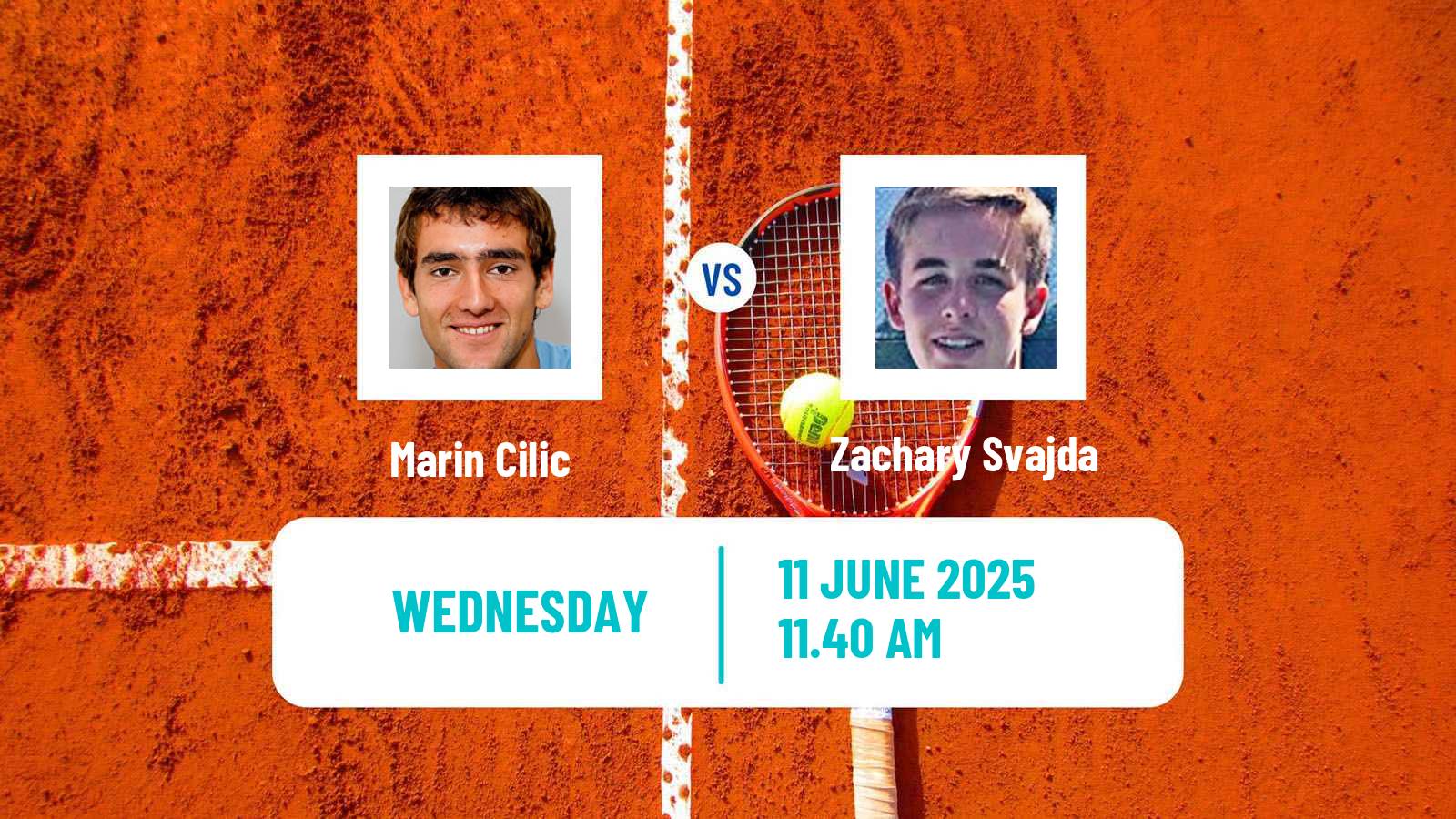 Tennis Ilkley Challenger Men Marin Cilic - Zachary Svajda