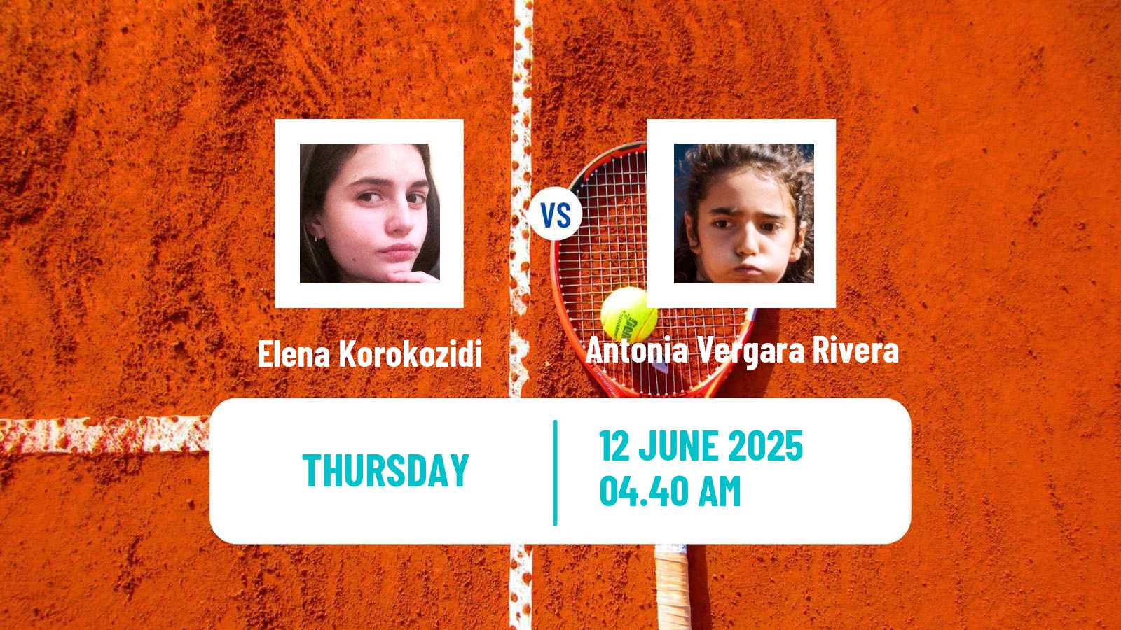 Tennis ITF W15 Kursumlijska Banja 6 Women Elena Korokozidi - Antonia Vergara Rivera