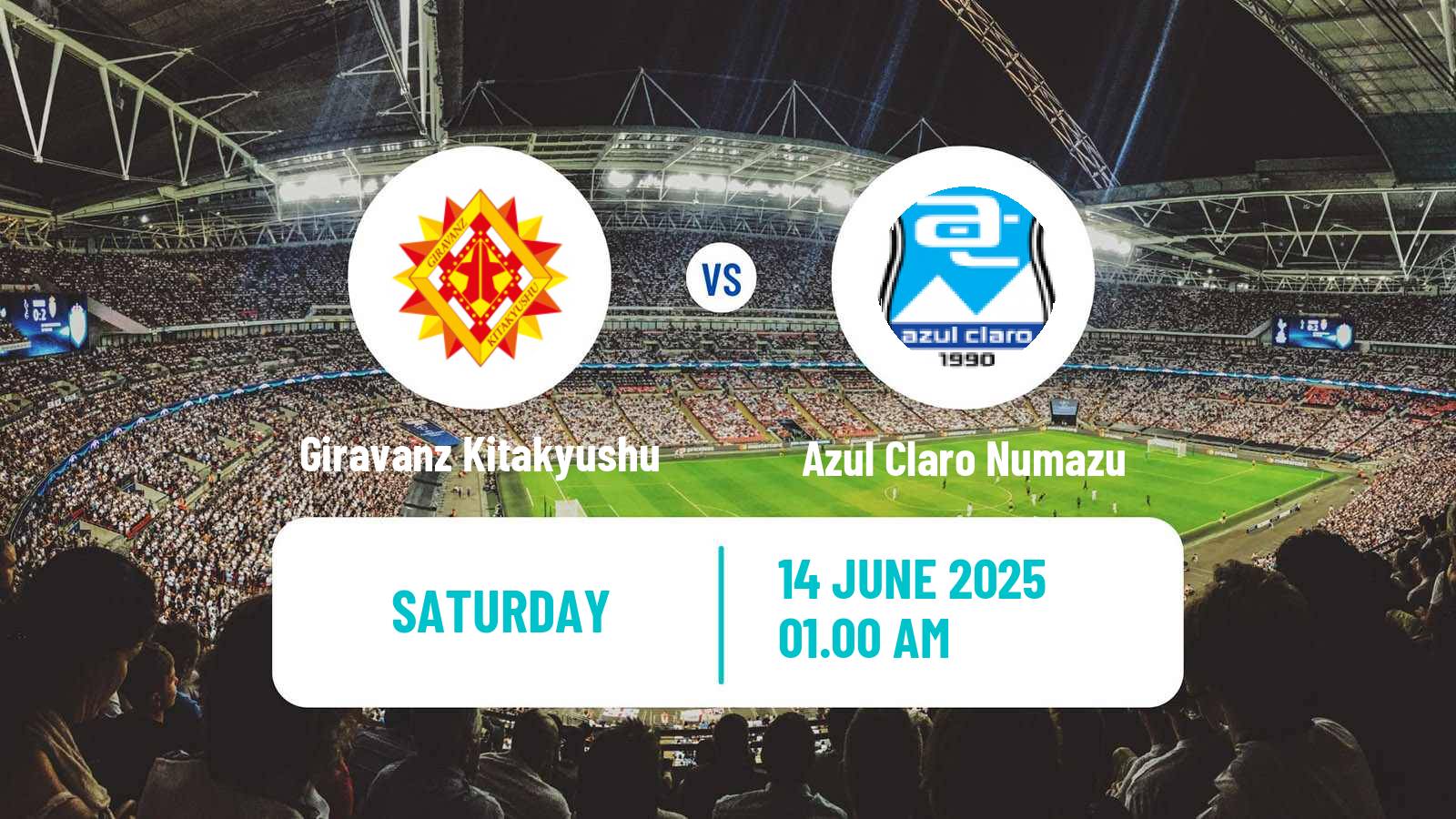 Soccer Japan J3 League Giravanz Kitakyushu - Azul Claro Numazu