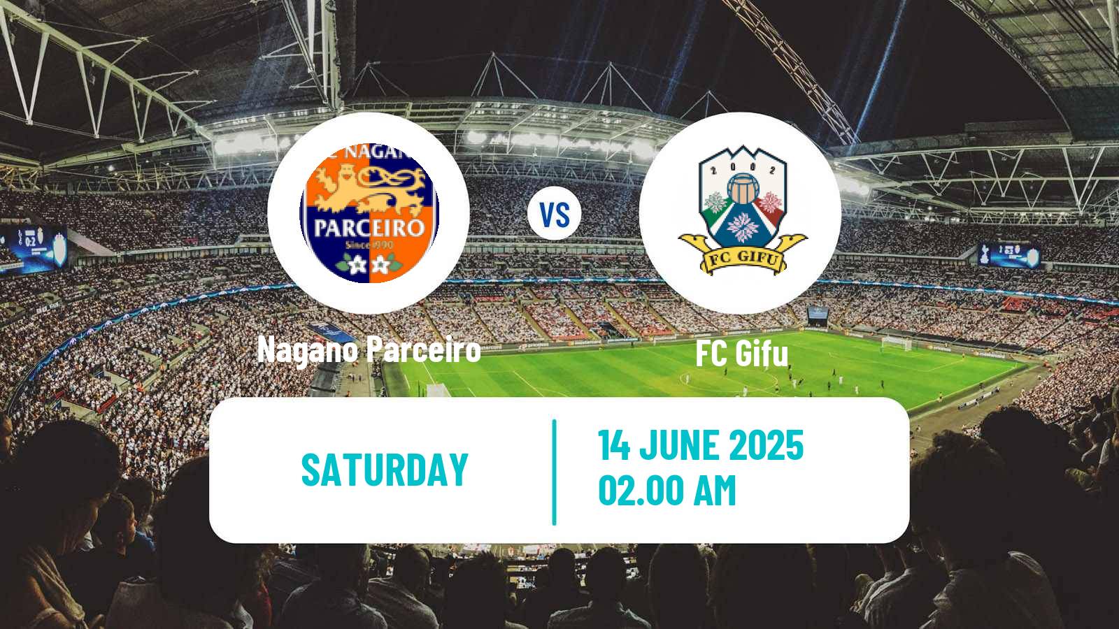 Soccer Japan J3 League Nagano Parceiro - Gifu