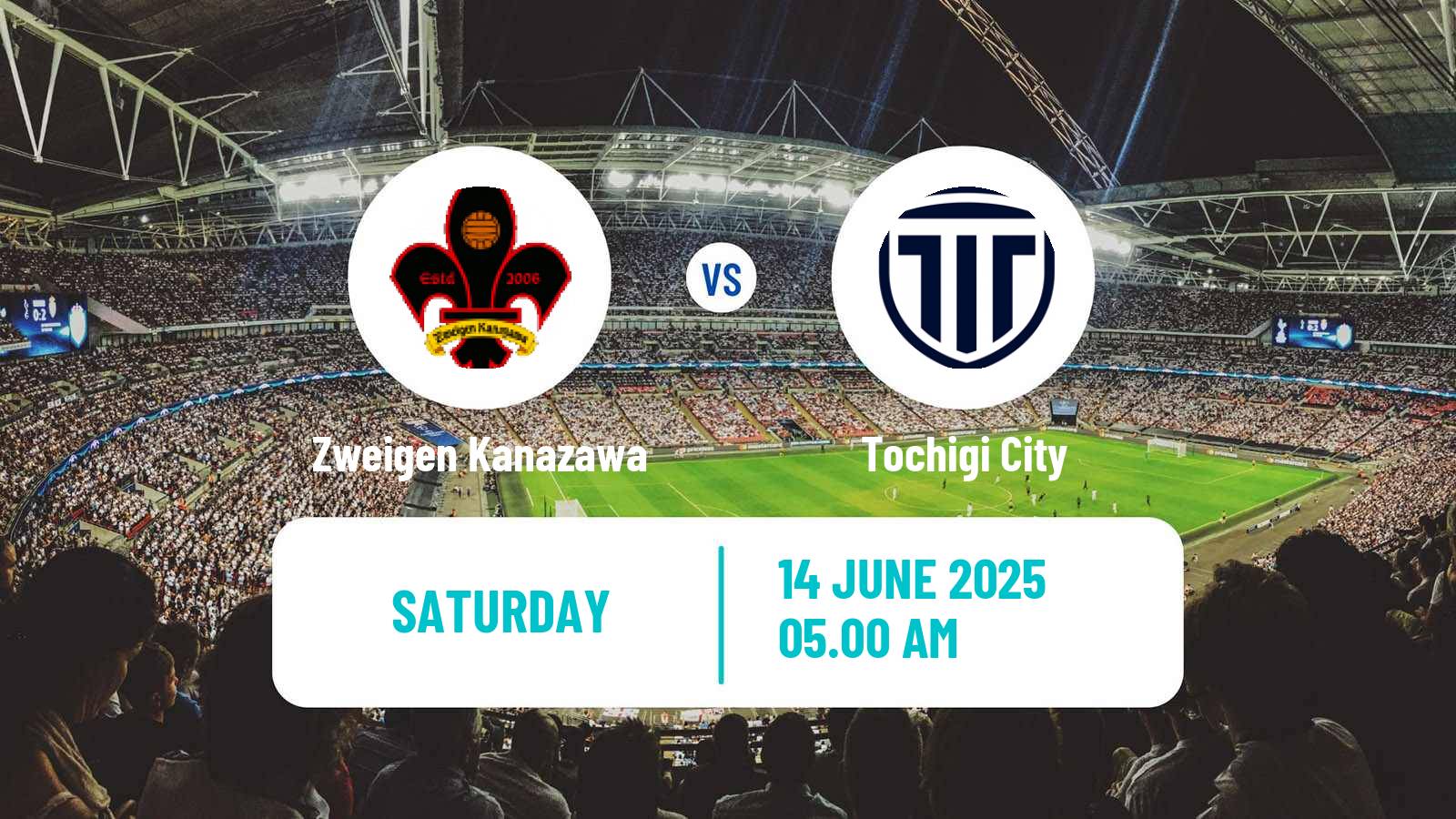 Soccer Japan J3 League Zweigen Kanazawa - Tochigi City