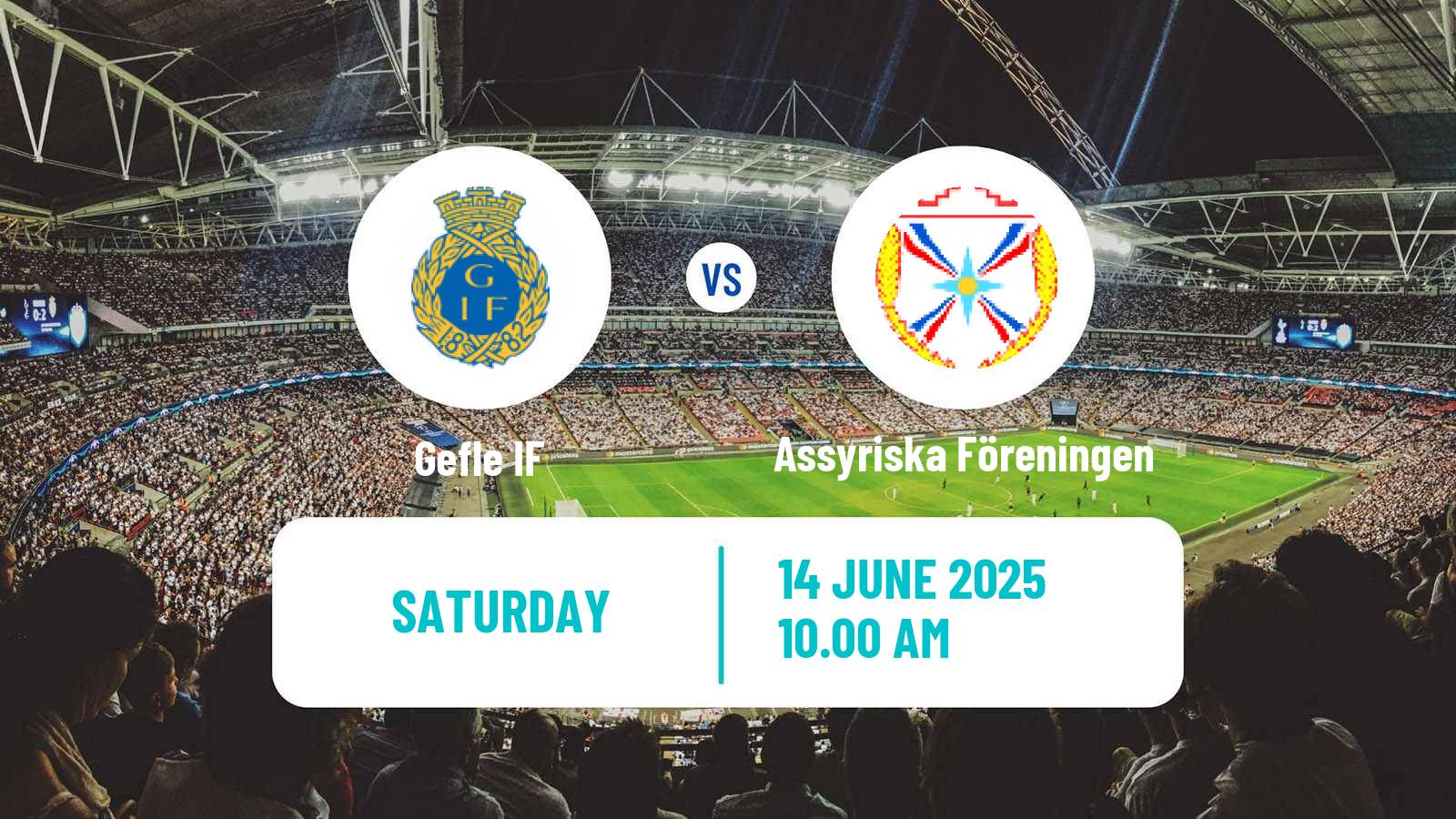 Soccer Swedish Division 1 Norra Gefle - Assyriska Föreningen