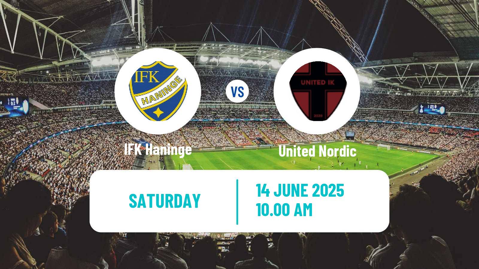 Soccer Swedish Division 1 Norra Haninge - United Nordic