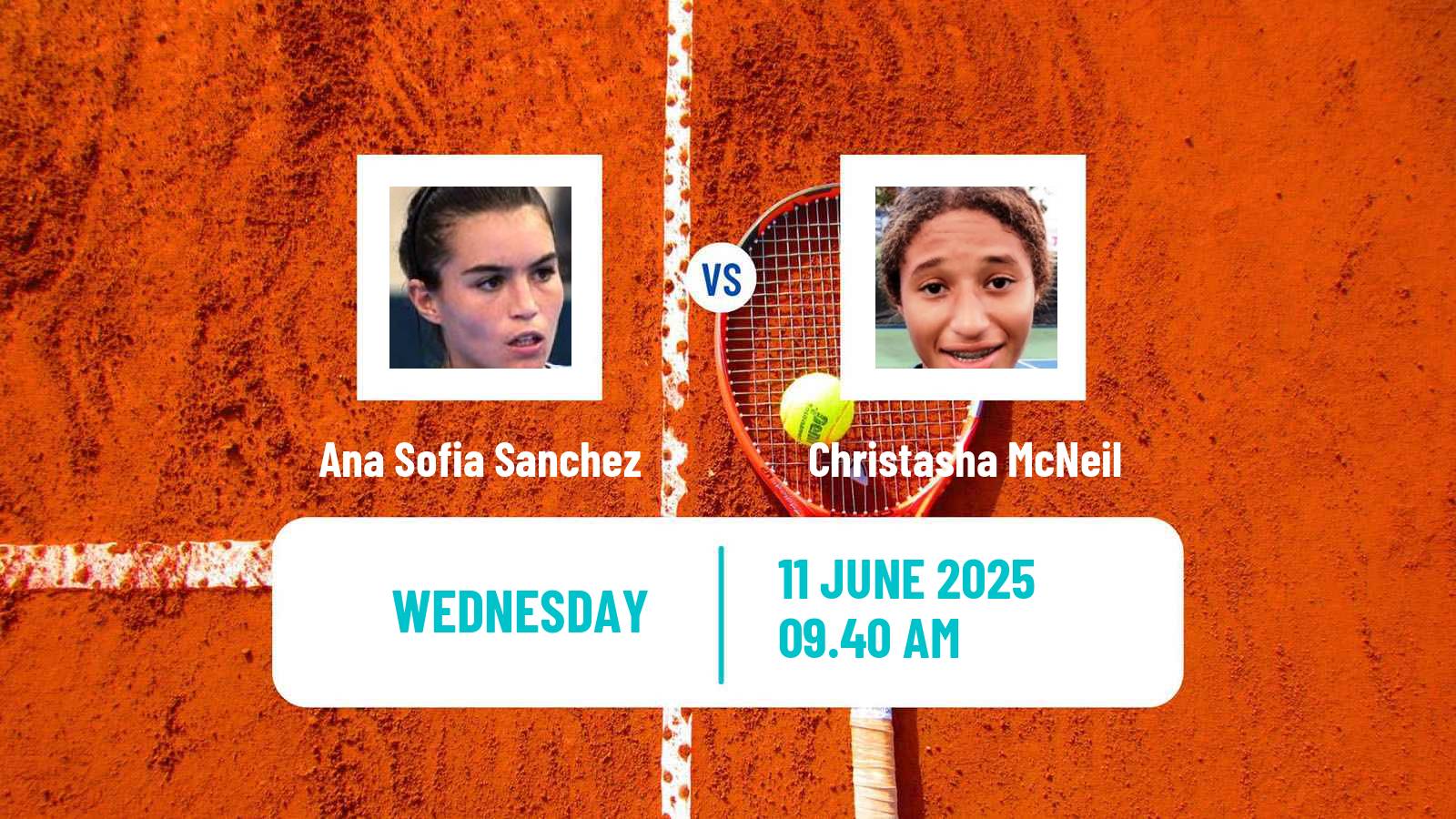 Tennis ITF W35 Santo Domingo 4 Women Ana Sofia Sanchez - Christasha McNeil