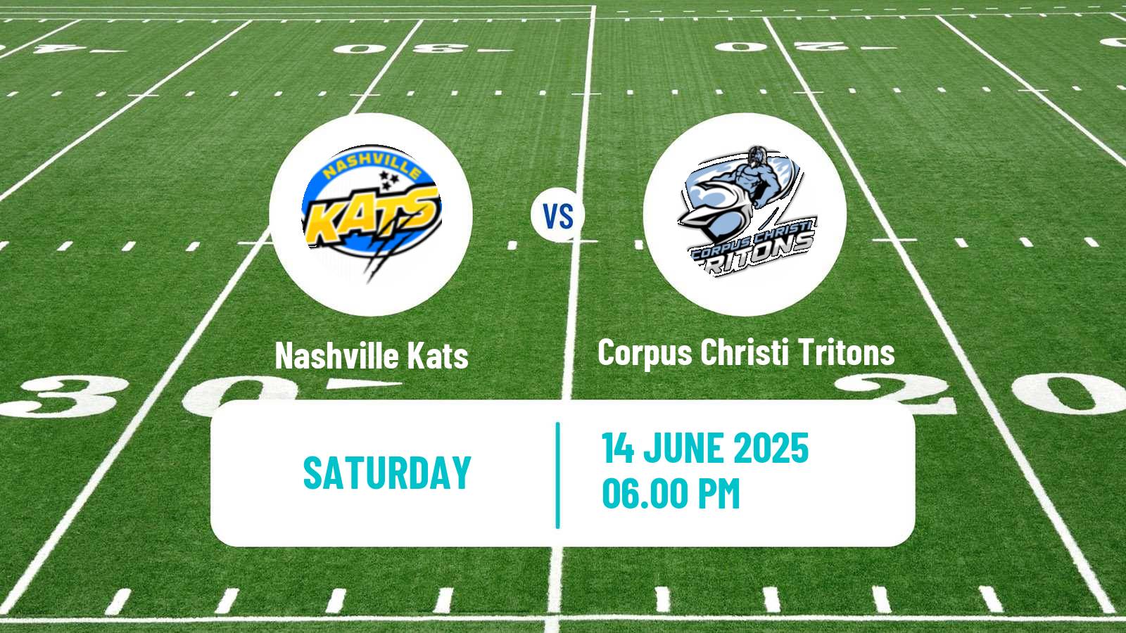 Arena football AF1 Nashville Kats - Corpus Christi Tritons
