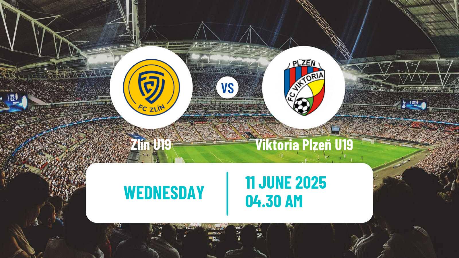 Soccer Czech U19 League Zlín U19 - Viktoria Plzeň U19