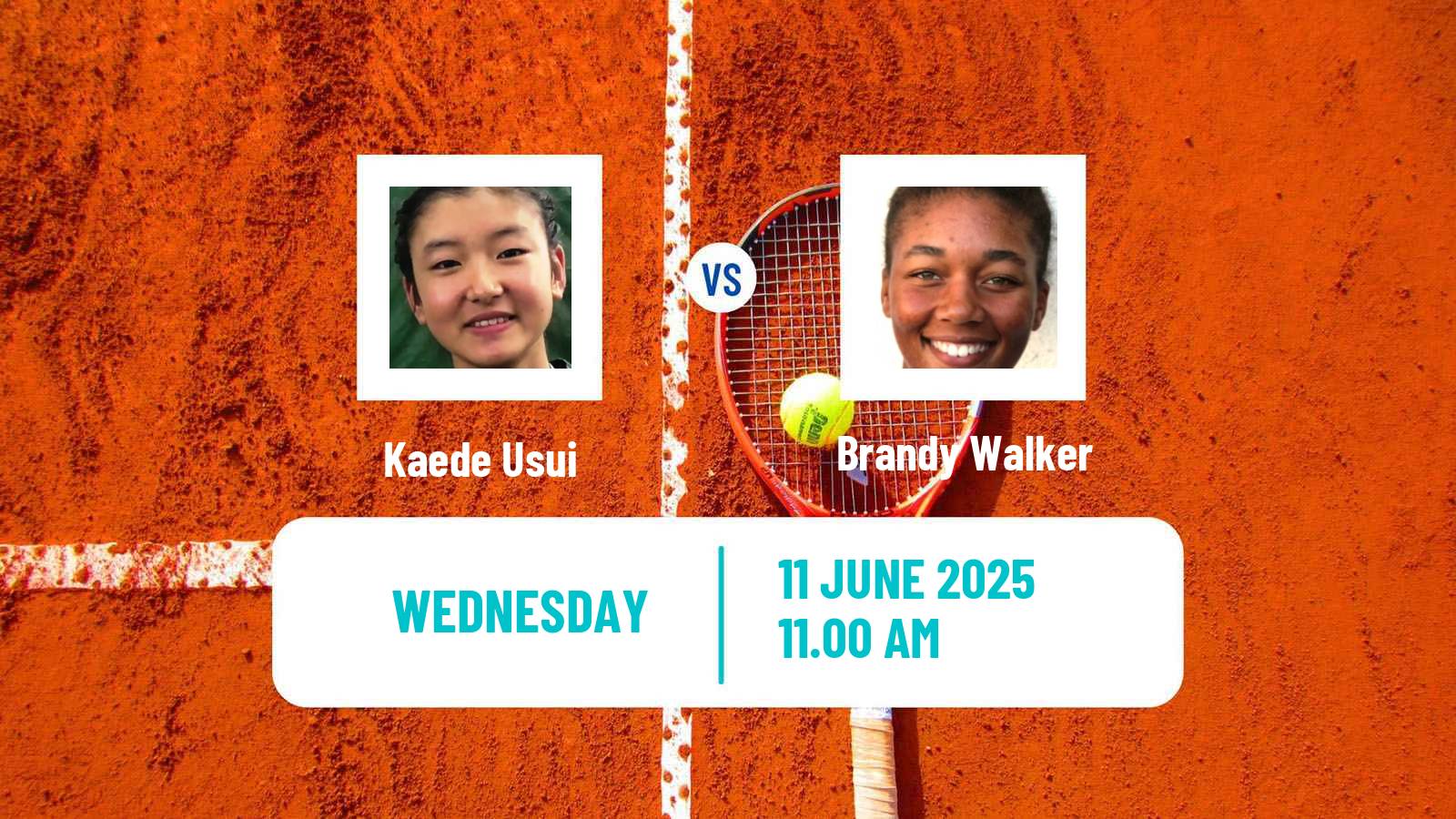 Tennis ITF W35 Decatur Il Women Kaede Usui - Brandy Walker