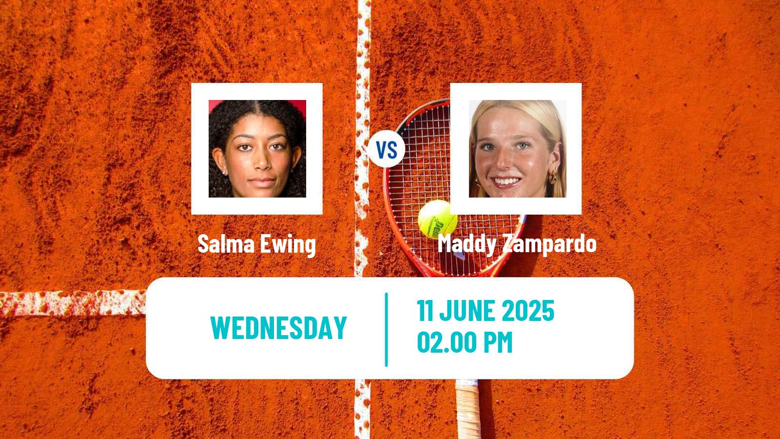 Tennis ITF W35 Decatur Il Women Salma Ewing - Maddy Zampardo